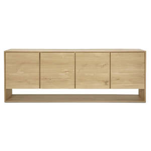 Cabinets Sideboards: Oak Nordic 4-door sideboard 210cm