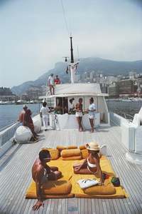 Slim Aarons 'Scotti's Yacht' photographic print