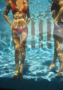 Slim Aarons: Slim Aarons 'Pool at Brisas' photographic print