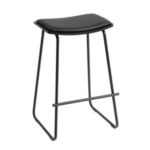 Stools Side Tables: Minimalist bar stool black 67cm
