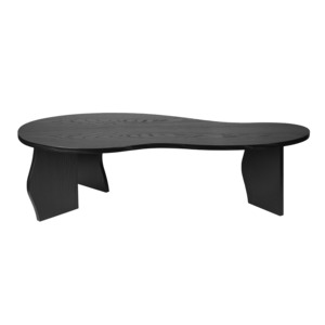 Coffee Tables: Broste large brook coffee table black