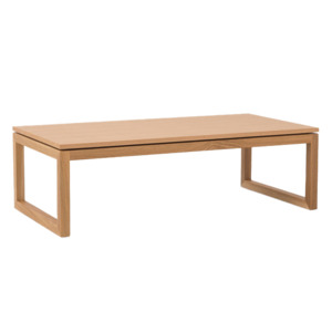 Coffee Tables: NZ made framed coffee table natural