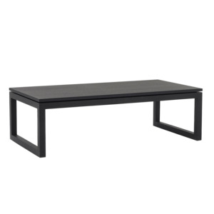 Coffee Tables: NZ made framed coffee table black