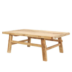 Reclaimed elm wood rectangle coffee table 120cm