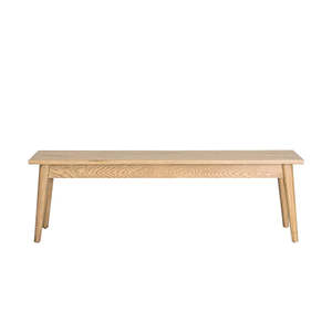 Venetto oak bench seat natural