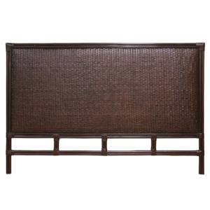 Bedheads: Rattan bedhead chocolate