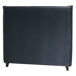 Velvet headboard midnight