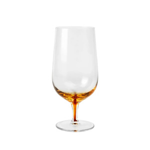Glassware: Broste beer glass amber