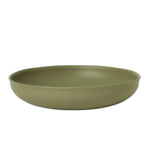 Serveware: Halo large low serving bowl 36cm fennel