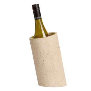 Serveware: Travertine wine & champagne holder