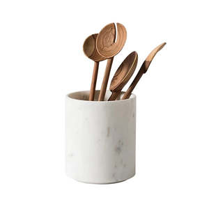 Cutlery Utensils: Large marble utensil holder