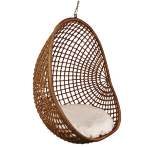 Hammocks Hanging Chairs: Outdoor hanging chair check dark natural