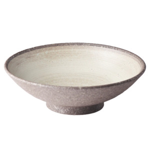 Dinnerware: Nin-rin stoneware ramen bowl 25cm