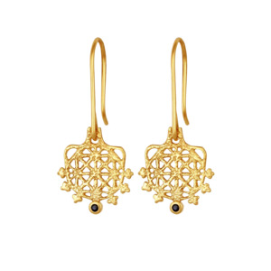 Jewellery: Temple of the Sun Arinna earrings gold