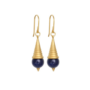 Temple of the Sun Danu earrings gold