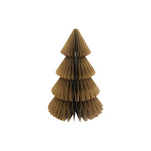 Le Papier hanging Xmas tree deco 10cm gold