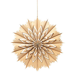 Broste large natural hanging venja star 40cm
