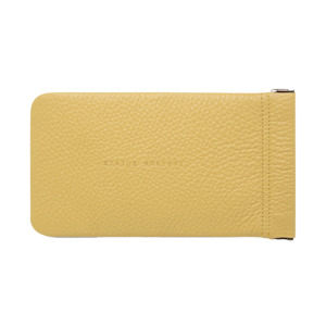 Sunglasses: Leather sunglasses pouch buttermilk