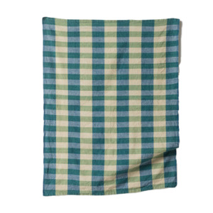 Anni cotton linen blend tea towel willow