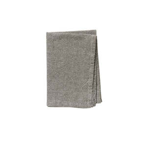 Teatowels Aprons: Washed cotton tea towel olive