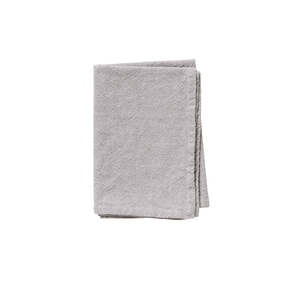 Teatowels Aprons: Washed cotton tea towel grey