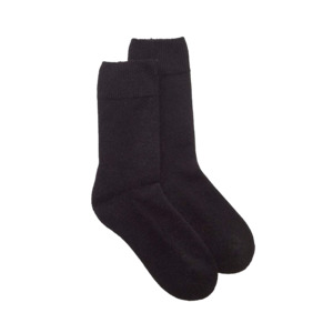 Socks Scarfs: Possum merino wool socks black