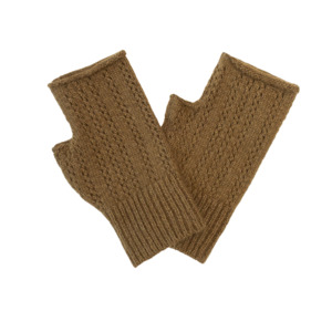 Socks Scarfs: Angora blend fingerless gloves olive