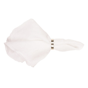 Nelia indian cotton napkin 50cm white