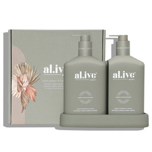 Wash Lotions: Al.ive wash + lotion duo green pepper & lotus 500ml