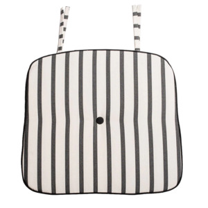 Alfresco outdoor Monaco striped chair cushion 44cm