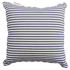 Outdoor Cushions: Outdoor Laurens navy striped scatter cushion 46cm square