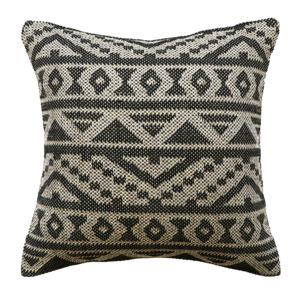 Outdoor Sifiso cushion black taupe 50cm