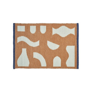 Outdoor Cushions: Outdoor indoor door mat brown 50 x 70cm