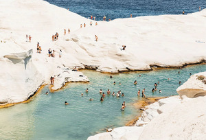 Art Prints: Eternal Sunshine in Milos photographic print (landscape)