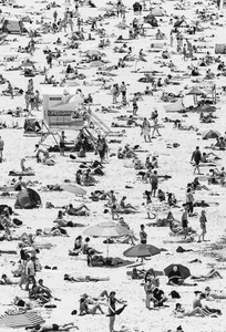 'Bondi' black & white photographic print