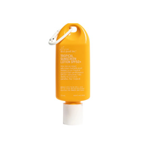 Bathroom Body: Feel Good sunscreen lotion tropical SPF 50+ 75ml