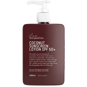 Feel Good sunscreen lotion coconut SPF 50+ 400ml