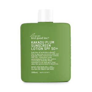 Bathroom Body: Feel good sunscreen lotion kakadu plum SPF 50+ 200ml