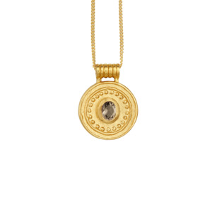 Temple of the Sun Denarii coin necklace gold