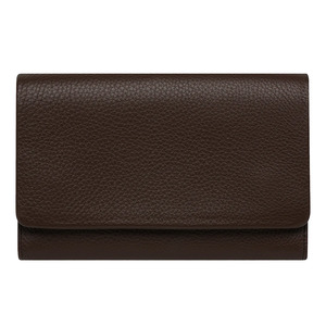 Clothing Accessories: Remnant leather wallet cocoa