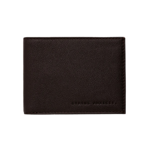 Noah leather wallet chocolate