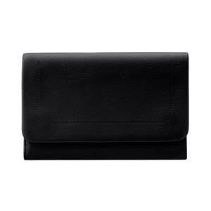 Clothing Accessories: Remnant leather wallet black