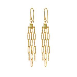 Temple of the Sun Olea earrings gold