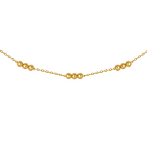 Clothing Accessories: Temple of the Sun Alba station necklace gold