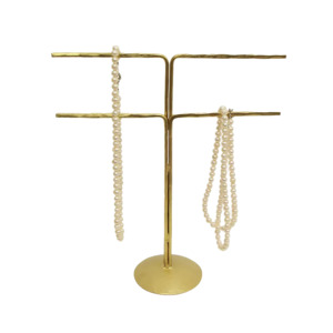 Clothing Accessories: Antique brass jewellery stand