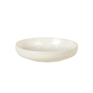 Dining: Broste Nordic vanilla low bowl 22.5cm