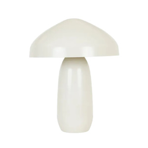 East curve table lamp oyster