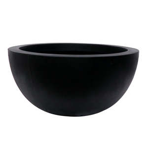 Awatere large concrete planter black