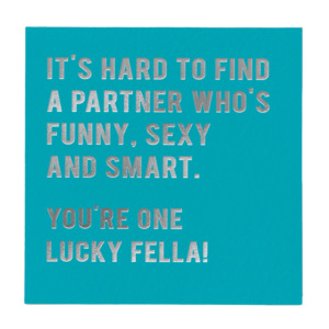 Stationery: Lucky fella card