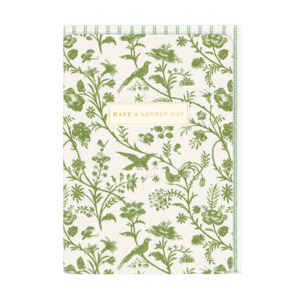 Laura Ashley embossed have a lovely day card